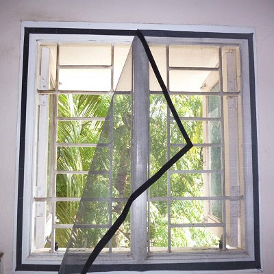 Grey Window Mosquito Net