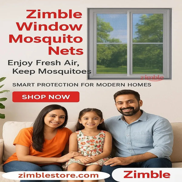 Mosquito Net Screen for Windows – Long-Lasting, Washable & Stylish