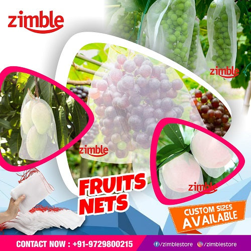 Insect-proof fruit protection cover for mangoes, guavas, and other fruits. These fruit protection bags for plants are reusable and breathable. Protects fruits on tree from birds and pests. Comes in convenient pack of 50